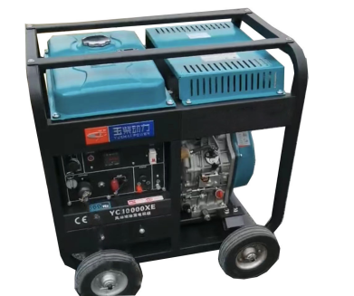 玉柴YC10000XE開架式10kw柴油發電機電啟動單相220V三相380V小型家用應急發電機