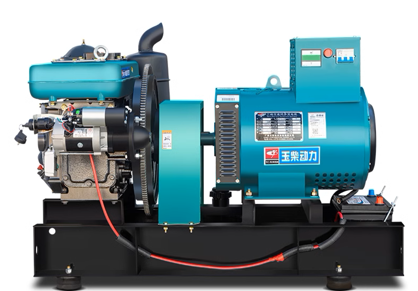 20kw直連式電啟動單缸水冷發(fā)電機(jī)組